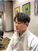 センターパート×ソフトツイスト（12月）