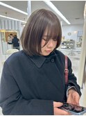 ツヤ髪ブリーチ20代30代40代柔らかオリーブベージュ
