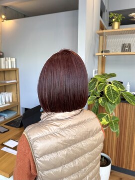 シンクアンド(THINK AND) ピンクブラウン / 大人ボブ | THINK AND