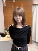 ミルクティー×レイヤーカット