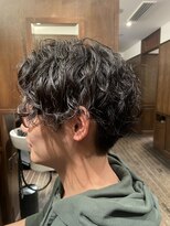 ザバーバー 青山(THE BARBER) スパイラルパーマミディアムスタイル
