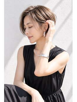 アッシュ 学芸大学店(Ash)の写真/“悩みを活かす時代へ”明るさやデザイン性はもちろん、白髪をカバーしつつダメージレスにこだわったサロン