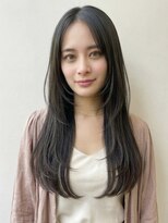 ブロッサム アネックス 成増店(Blossom) ブリーチなしカラー髪質改善黒髪ストレート似合わせ夏カラー