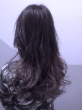 ミエル ヘア 新宿(miel hair) 【mielhair新宿】グラデーション♪パープルアッシュ