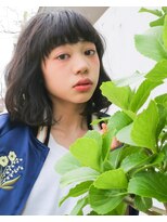 ニコヘアー(niko hair) ウエーブのボブ▼LINEID@vey3047y