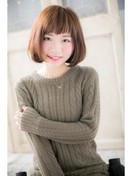 モッズ ヘア 福岡姪浜店(mod's hair) キュートボブで小顔見せ!
