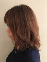 ロンド 銀座(Lond)&nbsp;ひし形ミディアムパーマ 担当 本田奈穂美