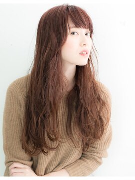 アピッシュ シーナ 海老名店(apish ciena) *Berryピンク×ラフwave♪愛され万能セミロング☆