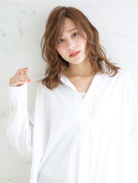 クリスタルマジック 松原店(CRYSTAL MAGIC) ゆるカール仕上げのミディアム