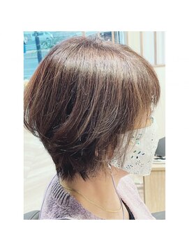 フィーリー ヘア デザイン 太田店(feAry) ミリチップハイライトで脱白髪染め