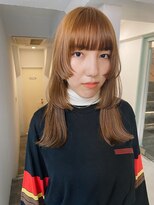 ミディアムウルフ/レイヤー/ハイトーンウルフ