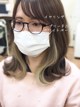 マイロヘアー 外ハネイヤリングカラー