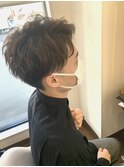 刈り上げ×無造作マッシュ