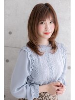 ミック 日暮里店(miq)&nbsp;外国人風グラマラスレイヤーアッシュピンクロングウルフc1