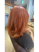 エイト 溝の口店(EIGHT) お客様スタイル アプリコットオレンジ【エイト 溝の口】