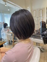 ネオリーブ チロル 横浜西口店(Neolive CiroL.)&nbsp;大人ショート 丸みショートボブ 大人可愛い