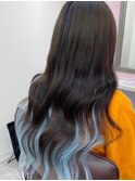 インナーカラーエクステ