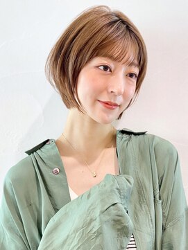 アイティーバイアルバム 松戸店(IT by ALBUM) ミニショート_グレージュカラーボブウルフココアベージュ_58723