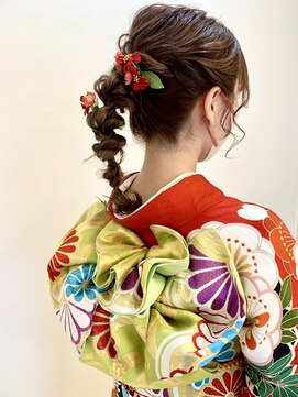 フレンズ friends 成人式ヘアセット