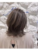 Moana【豊見城】#レイヤーボブ#ウルフカット#ベージュカラー