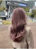 くすみピンク/ピンクグラデーション/ニュアンスカラー/韓国風