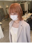ボブウルフ×ピレンジカラー◎