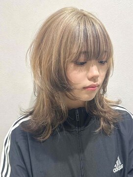 アリープパロット(ALEAP parrot) ミディアムウルフ/フェイスフレーミング【ALEAP parrot/多賀】