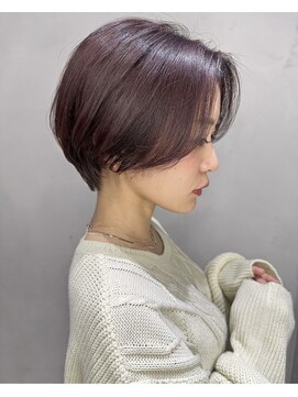 ジーナ バイ アルティナ(Dina by artina) メンズライク_クールショート_前髪なしショートボブ