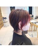 ショートウルフにピンクインナー/小田急相模原/相模大野/座間