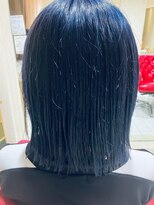 マイノリティー(Minority Produced By TOPHAIR)&nbsp;【脱白髪染め】　白髪ぼかしブリーチ ブルーブラック