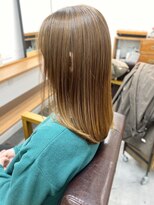 ランプ(Lamp) くびレイヤーグレーベージュニュアンスカラー白髪染め白髪ぼかし