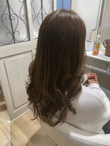 ルシードスタイル グローバルディー 稲毛店(LUCIDO STYLE GLOBAL.D)&nbsp;グレーベージュゆるふわロング【稲毛】