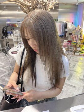 ゼスト 八王子店(ZEST) ミルクティーベージュ/透明感カラー【佐々木麻衣】