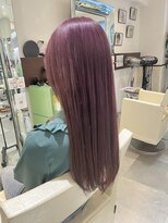 ゼンコー オモテサンドウ(ZENKO Omotesando)&nbsp;ロングカット/ペールピンク／ラベンダーカラーブリーチ