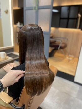 ナチュラル 東根店(Natural)の写真/縮毛矯正に満足出来なかった人達にこそ来てほしい！自然なストレートで扱いやすく、まとまる髪に♪