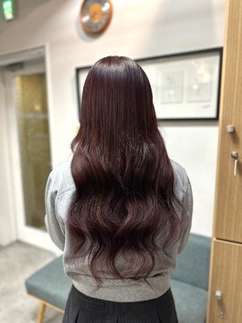 フツーロ 栄(FUTURO) プルエクステ/ワインレッド