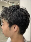 スパイキーショート/ジェットモヒカン/ショートバング/men's