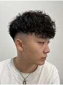 立川外国人風スペインカールラルフカール刈り上げメンズパーマ