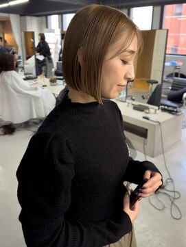 カイコヘアーアンドアートスタジオ(kaiko hair&art studio) bob / honey beige
