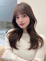 ナカイ(NAKAI)&nbsp;顔周りレイヤーカット/イメチェンヘアスタイル/韓国くびれヘア