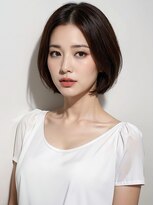 ニスル 町田店(NISURU) 似合わせカット/大人ガーリー/ダークアッシュ/着物/町田/町田駅