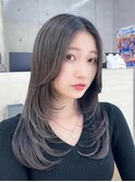 姫カットレイヤー/くすみベージュ/韓国風巻き/立川レイヤー