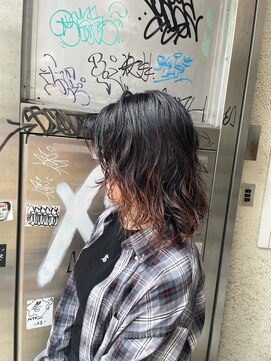 ミュー(Mu) ブリーチパーマ　ケアパーマ