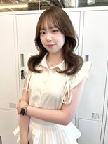 アリュウル 表参道 青山(Allure) くびれミディ×柔らかベージュ/ダブルカラー/レイヤーカット