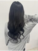 黒髪ロング
