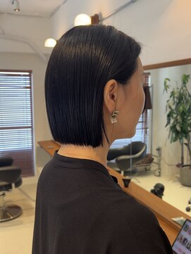 クロ 代官山(CURO) 切りっぱなしボブ/ヘイリーボブ/大人ボブ/簡単スタイリングヘア