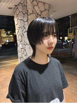 ビーハイブ 仙台駅前店(Behive) ナチュラル姫カット×ウルフ×ボブ