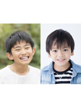 【キッズカット大歓迎】クーポン利用で親子でのカットが税込￥3,740→￥3,300お家の男性お任せください！