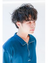 ファイン 美容室 深川店(FINE)&nbsp;10代20代韓流☆ツイストパーマショートマッシュアッシュブラウン