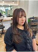 極細ハイライト× ハッシュレイヤー　　丸型卵型/レイヤー